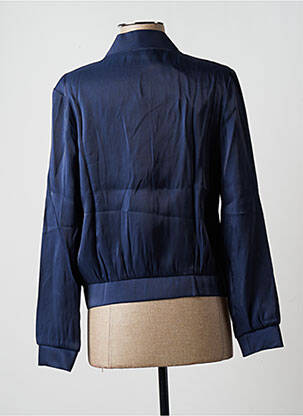 Veste casual col rond bleu MULTIPLES femme