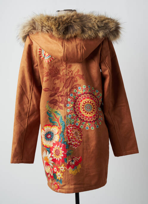 Manteau long a capuche a capuche marron MULTIPLES* femme