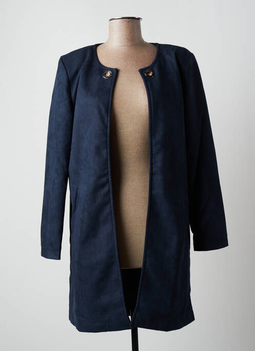 Veste casual col rond bleu MULTIPLES* femme