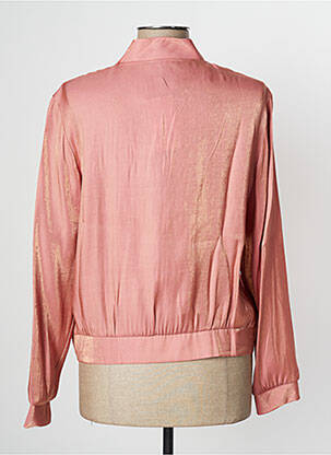 Blouson effet matière satinée rose MULTIPLES femme