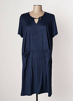 Robe mi-longue bleu MULTIPLES pour femme