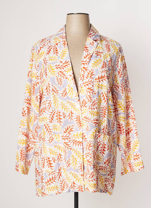 Blazer poches jaune MULTIPLES femme