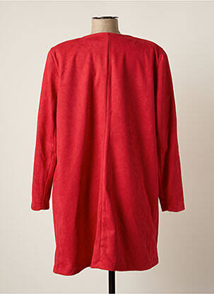 Veste casual col rond rouge MULTIPLES femme