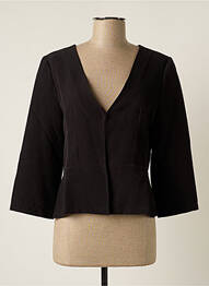 Veste chic col v noir MULTIPLES femme
