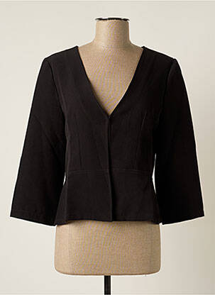 Veste chic col v noir MULTIPLES femme