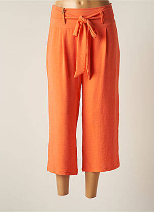 Pantacourt taille normale taille normale orange MULTIPLES femme
