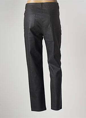 Pantalon slim tissage enduit taille normale noir MULTIPLES femme