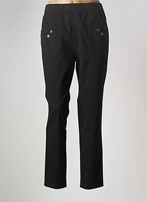 Pantalon slim taille élastique taille normale noir MULTIPLES femme