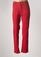 Pantalon slim rouge MULTIPLES pour femme seconde vue