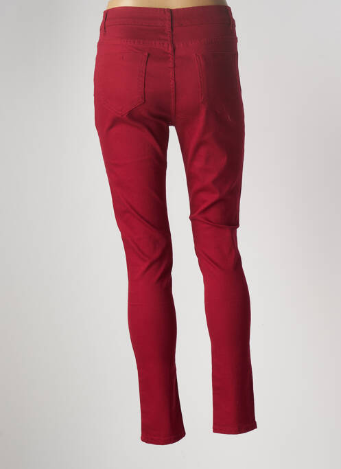 Pantalon slim rouge MULTIPLES pour femme