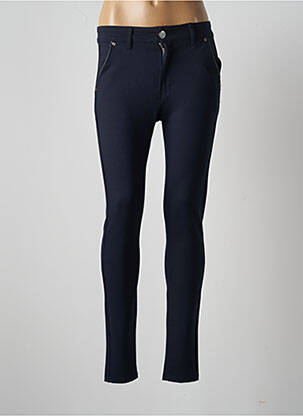 Pantalon slim stretch taille normale bleu MULTIPLES femme