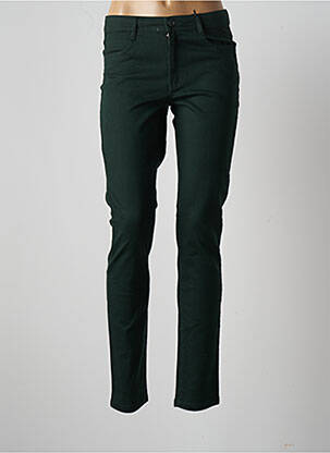 Pantalon slim stretch taille normale vert MULTIPLES femme