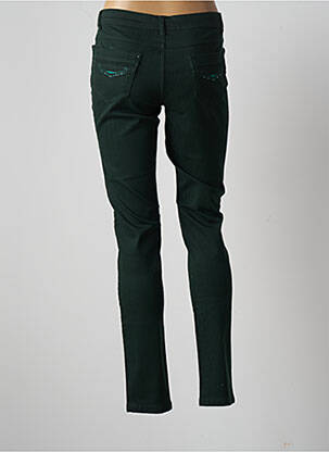 Pantalon slim stretch taille normale vert MULTIPLES femme