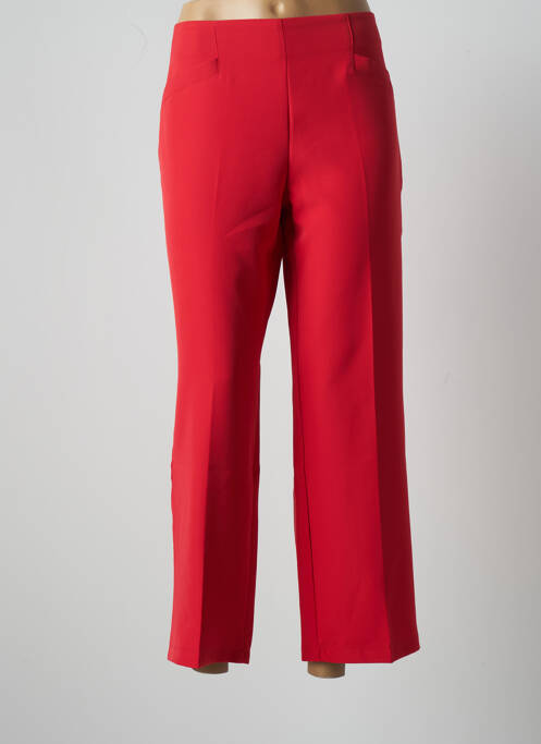 Pantalon droit rouge MULTIPLES pour femme