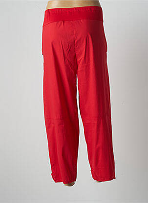 Pantalon 7/8 stretch taille normale rouge MULTIPLES femme