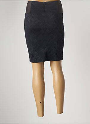 Jupe courte taille haute bleu MULTIPLES femme