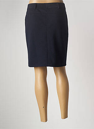 Jupe courte coupe droite bleu MUTLIP femme