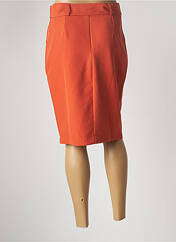Jupe mi-longue orange MULTIPLES pour femme seconde vue