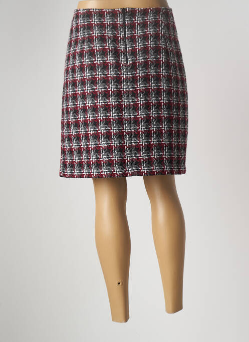 Jupe mi-longue rouge MULTIPLES pour femme