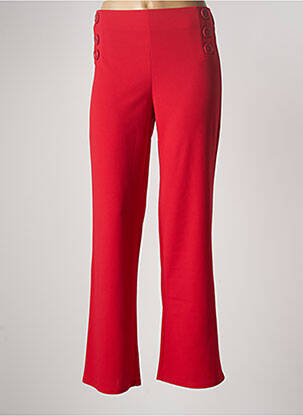 Pantalon large rouge MULTIPLES pour femme