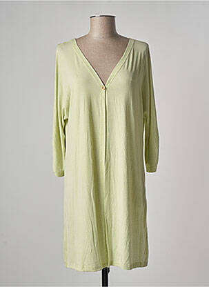 Gilet manches longues stretch vert AGATHE & LOUISE femme