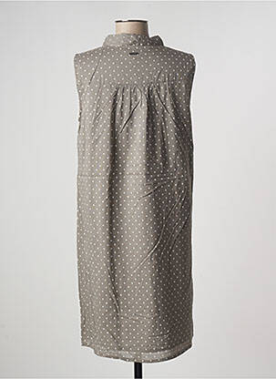Robe mi-longue sans manche sans manche gris AGATHE & LOUISE femme
