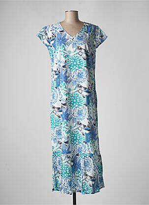 Robe longue bleu AGATHE & LOUISE pour femme