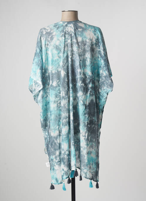 Veste kimono bleu L'ATELIER DE MILA pour femme