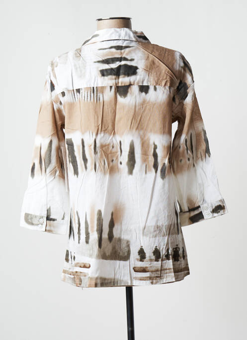 Tunique manches longues beige AGATHE & LOUISE pour femme