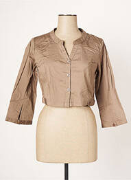 Veste casual coupe cintrée gris AGATHE & LOUISE femme