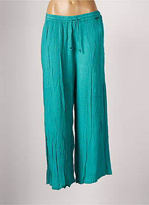 Pantalon 7/8 taille élastique taille normale vert AGATHE & LOUISE femme