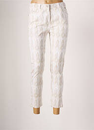 Pantalon 7/8 stretch taille normale beige AGATHE & LOUISE femme