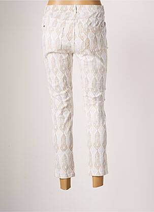 Pantalon 7/8 stretch taille normale beige AGATHE & LOUISE femme