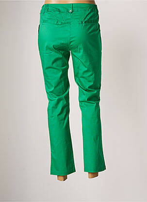 Pantalon 7/8 stretch taille normale vert AGATHE & LOUISE femme