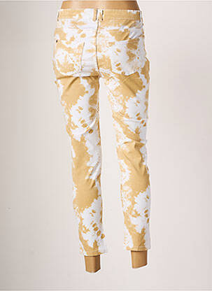 Pantalon 7/8 stretch taille normale beige AGATHE & LOUISE femme