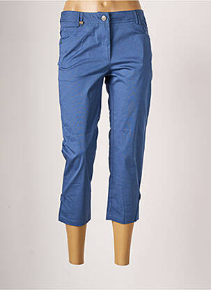Pantacourt stretch taille normale bleu AGATHE & LOUISE femme