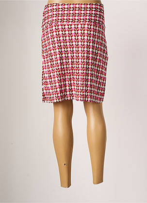 Jupe mi-longue stretch rose AGATHE & LOUISE femme