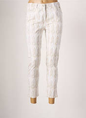Pantalon 7/8 beige AGATHE & LOUISE pour femme seconde vue