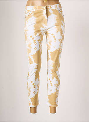 Pantalon 7/8 beige AGATHE & LOUISE pour femme