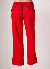 Pantalon droit rouge AGATHE & LOUISE pour femme seconde vue
