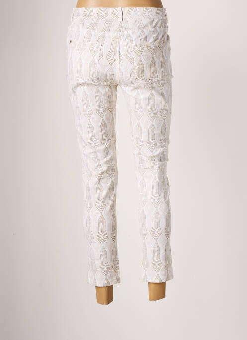 Pantalon 7/8 stretch taille normale beige AGATHE & LOUISE femme