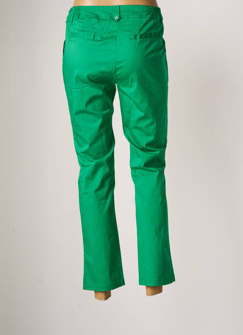 Pantalon 7/8 stretch taille normale vert AGATHE & LOUISE femme