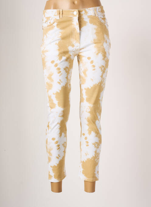 Pantalon 7/8 beige AGATHE & LOUISE pour femme