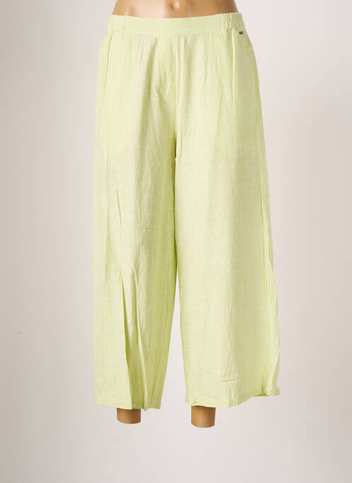 Pantalon 7/8 vert AGATHE & LOUISE pour femme