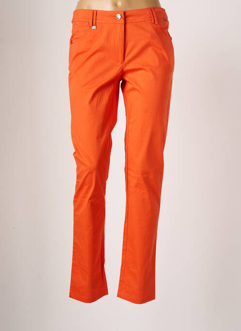 Pantalon slim orange AGATHE & LOUISE pour femme