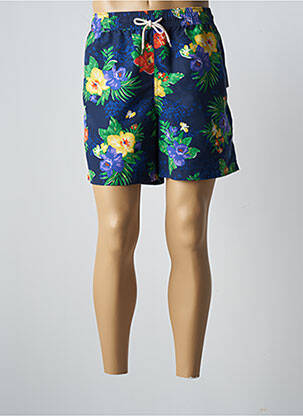 Short de bain tissage popeline bleu RALPH LAUREN homme