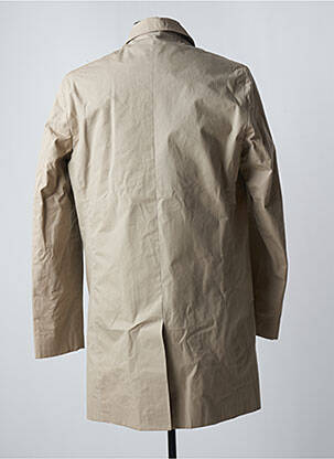 Imperméable finition intérieure doublée sans capuche beige LANIFICIO homme
