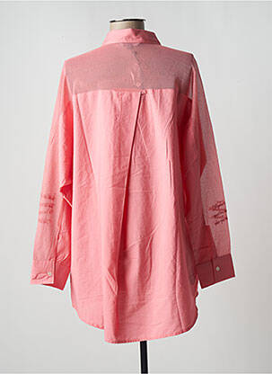 Tunique manches longues col chemisier rose ANANKE femme