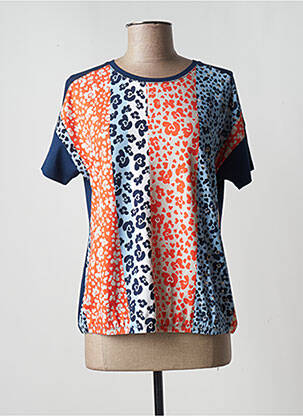 T-shirt stretch manches courtes bleu RABE femme