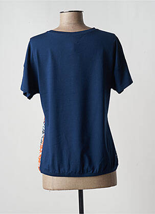 T-shirt stretch manches courtes bleu RABE femme
